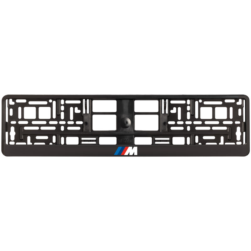 ///M Black License Plate Frame