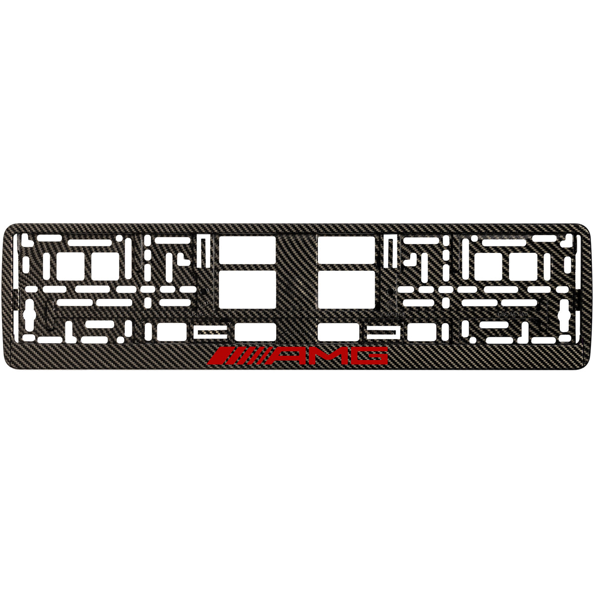 
        AMG Kennzeichenhalter im Carbon-Stil
     