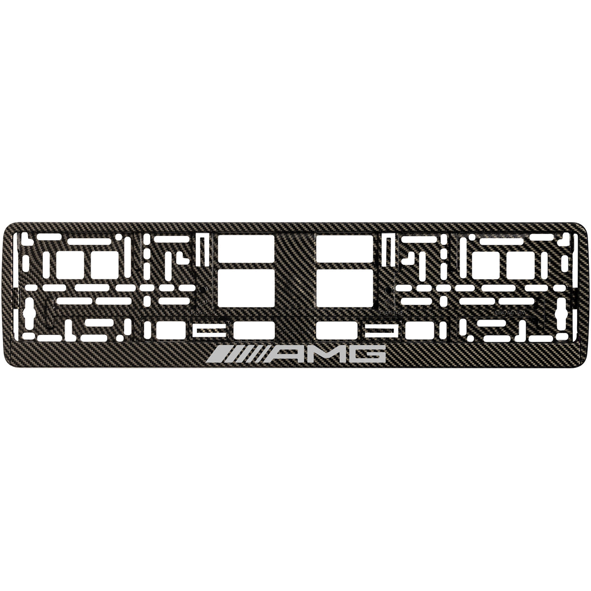 
        AMG Kennzeichenhalter im Carbon-Stil
     