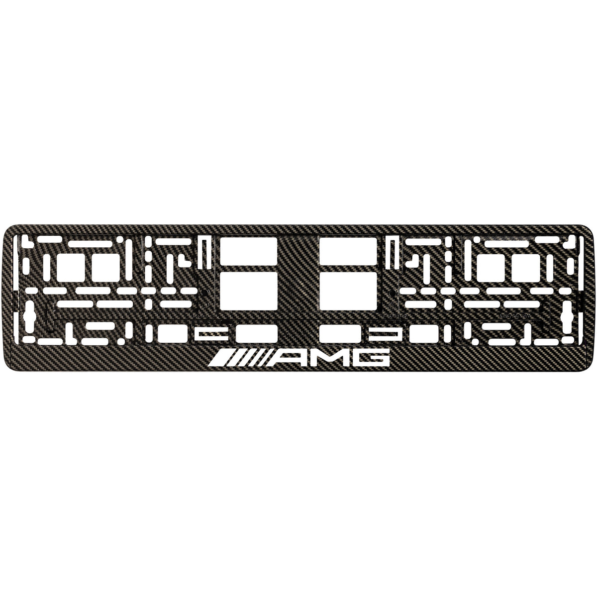 
        AMG Kennzeichenhalter im Carbon-Stil
     