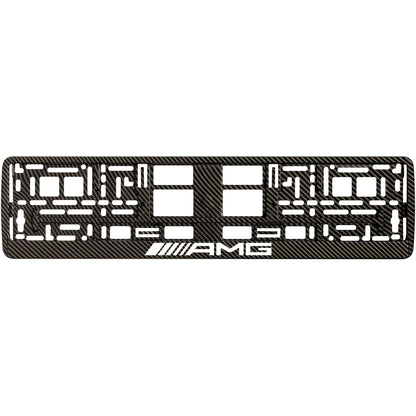 AMG Kennzeichenhalter im Carbon-Stil