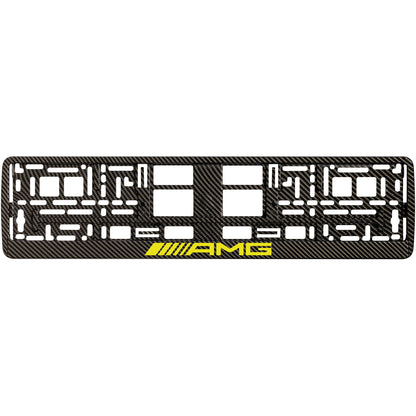 AMG Kennzeichenhalter im Carbon-Stil