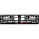 Demon Gloss Black License Plate Frame