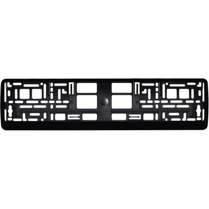 gloss black license plate frame