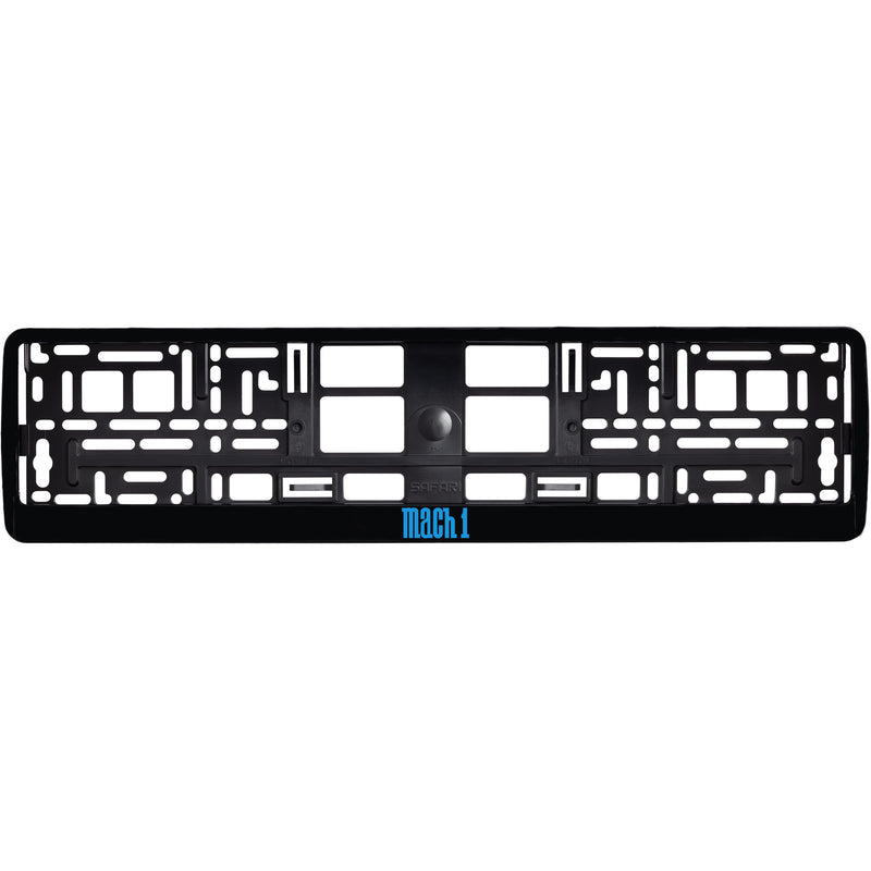 Mach 1 Gloss Black License Plate Frame