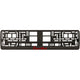 turbo Carbon Style License Plate Frame